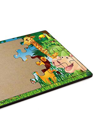 Aslan Yaşam 24 Parça Çocuk Puzzle